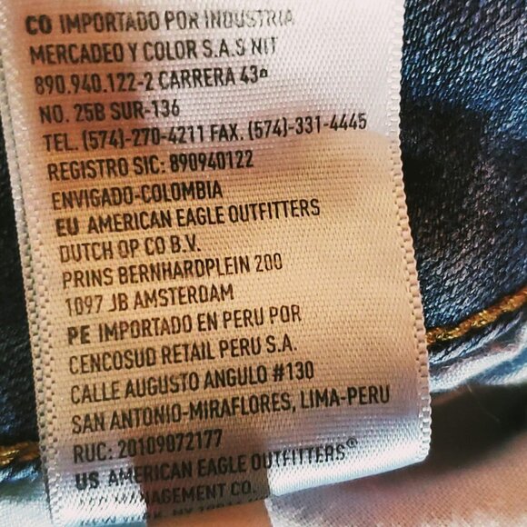 💥175 American Eagle 360 Distressed Super Stretch Ankle Jegging - Picture 11 of 11